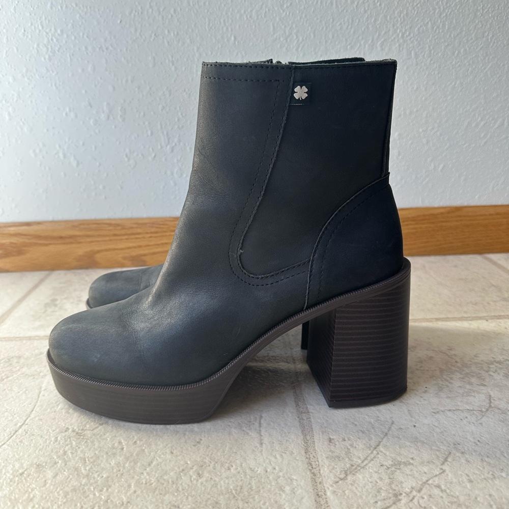 Women’s Lucky Brand Size 11 Olliner Boot Black